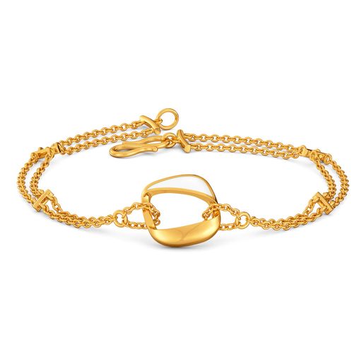 White-Out Gold Bracelets