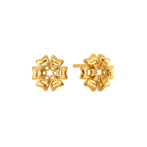 Layered in Bloom Gold Earrings