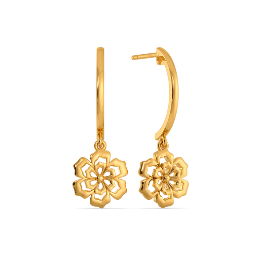 Party in Papier Gold Earrings