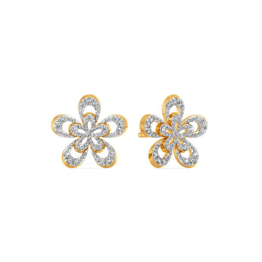 In a Paperland Diamond Earrings