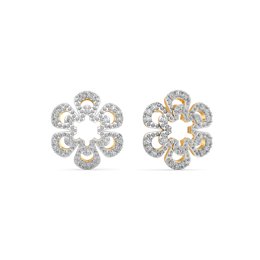 Petal Punch Diamond Earrings
