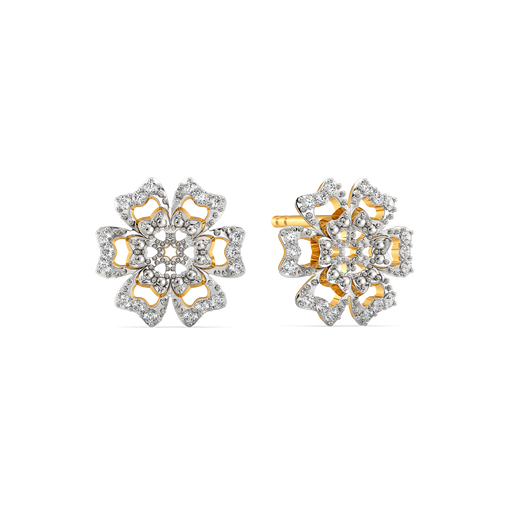 Spring Script Diamond Earrings