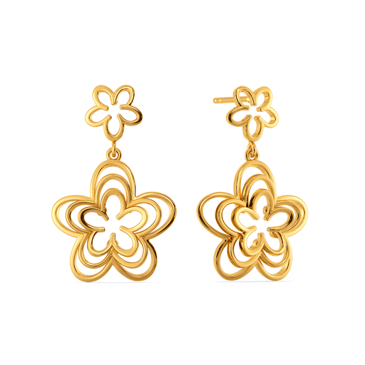 Everyday Petals Gold Earrings