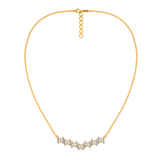 Woven Sparkle Diamond Necklaces