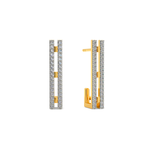 Express in Weaves Diamond Earrings