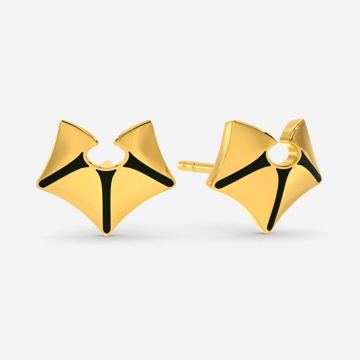 Combatant Gold Earrings