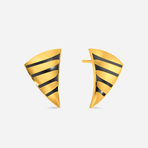 Survivor Story Gold Earrings
