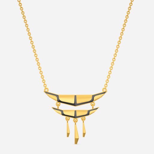 Crown N Swords Gold Necklaces
