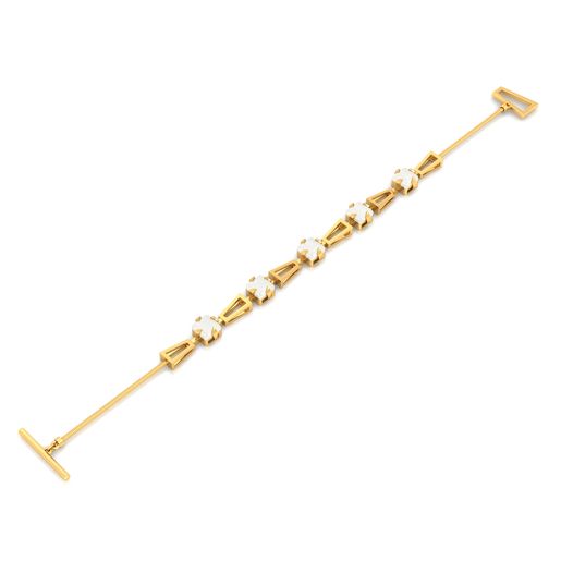 Whiter Than White Gemstone Bracelets