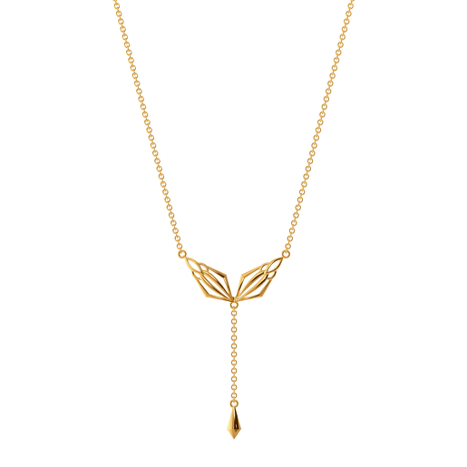 Orbital Spikes Gold Necklaces