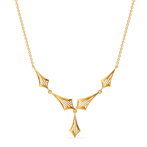 Cosmic Pulse Gold Necklaces