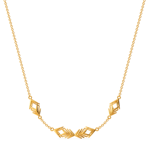 Nebula Edge Gold Necklaces