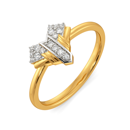 Orbit Line Diamond Rings