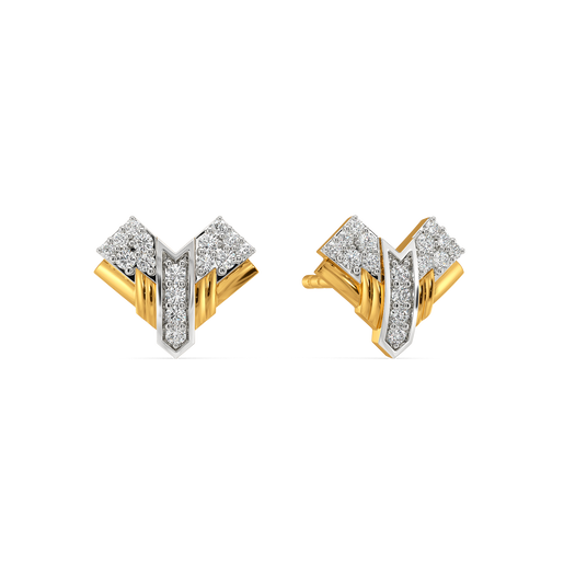Orbit Line Diamond Earrings
