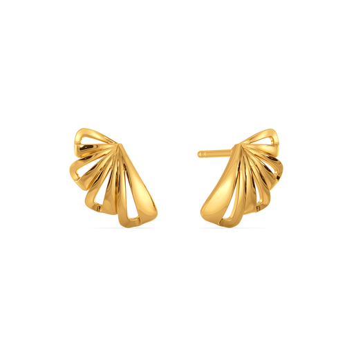 Bold Bloom Gold Earrings