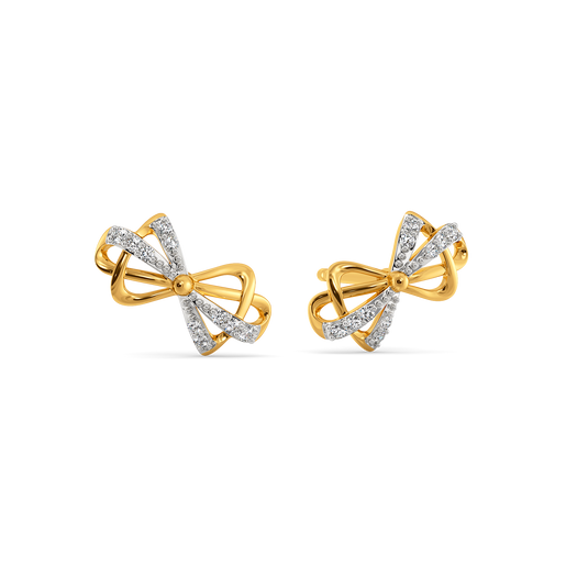 Turn Up the Volume Diamond Earrings