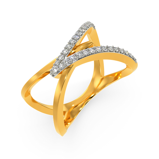 Layered Extravaganza Diamond Rings