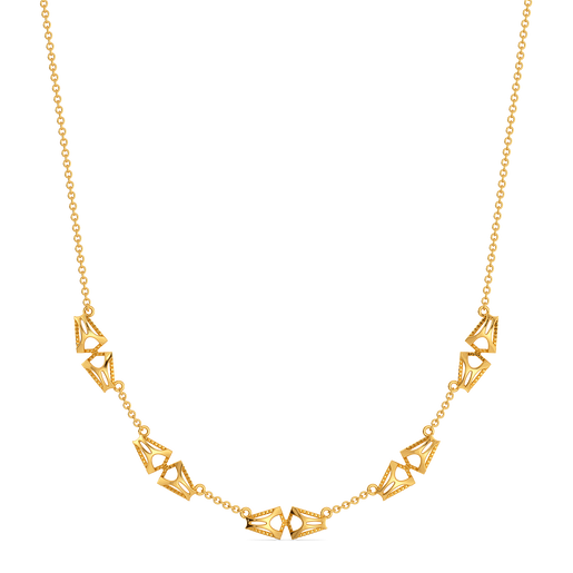 Cutout Trendy Gold Necklaces