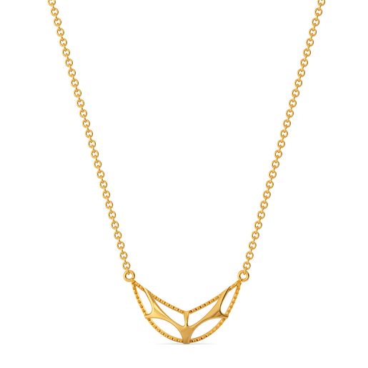 Effortless Cutout Gold Necklaces