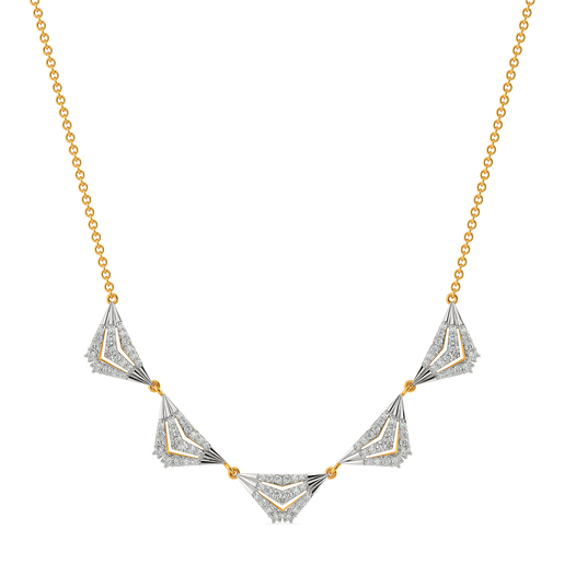 Iconic Pleats Diamond Necklaces