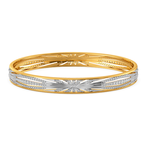 Iconic Pleats Diamond Bangles