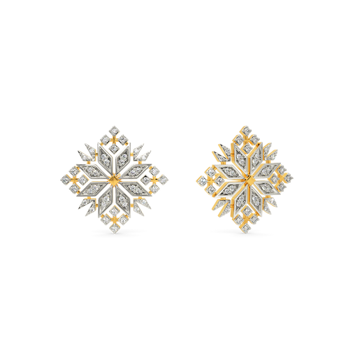 Frosted  Diamond Earrings