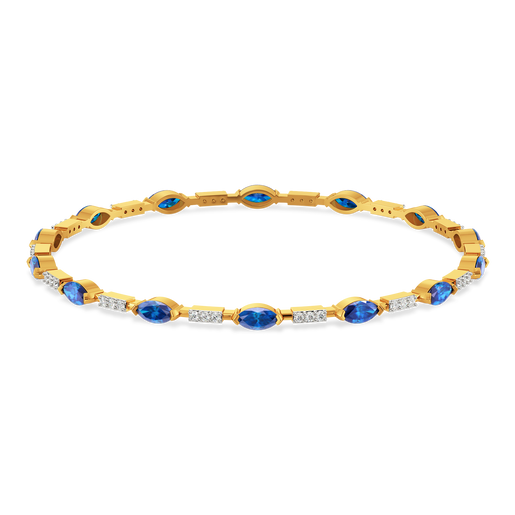 Autumn Blues Diamond Bangles