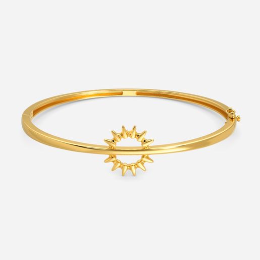 The Y Type Gold Bangles