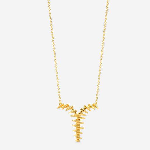Swooning for Zips Gold Necklaces