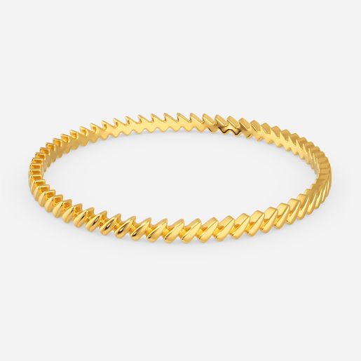 Glide in Style Gold Bangles