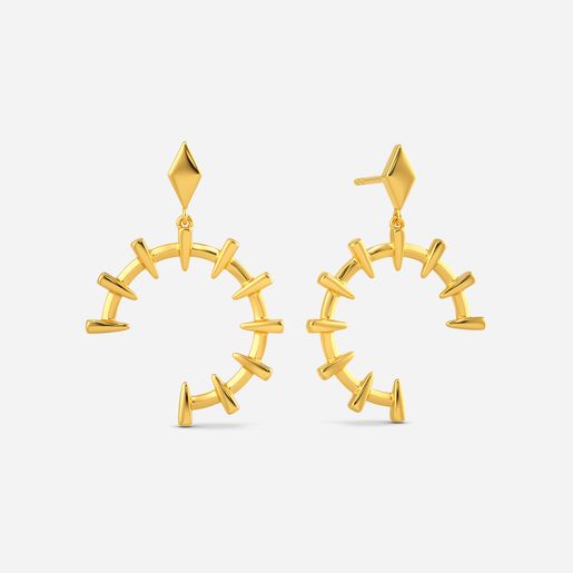 Trim Factor Gold Earrings