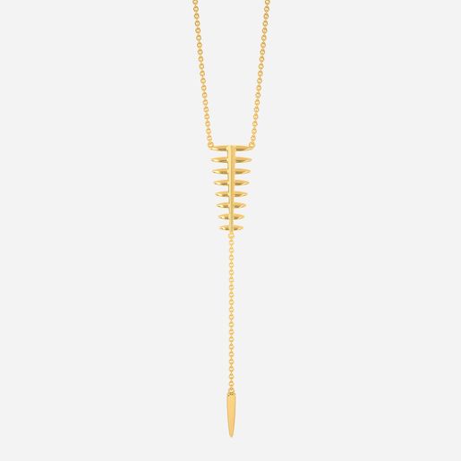 Zipped Sojourn Gold Necklaces