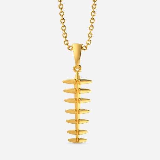 Zipped Sojourn Gold Pendants