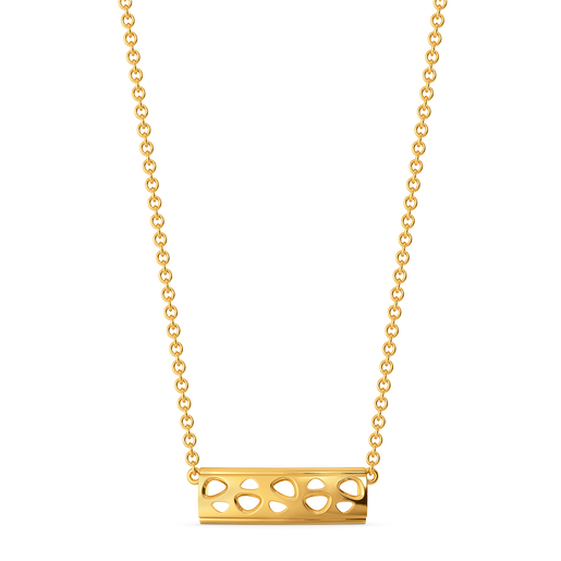 Ornate Facades Gold Necklaces