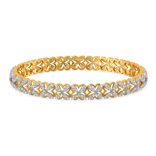 Topsy Turvy Diamond Bangles