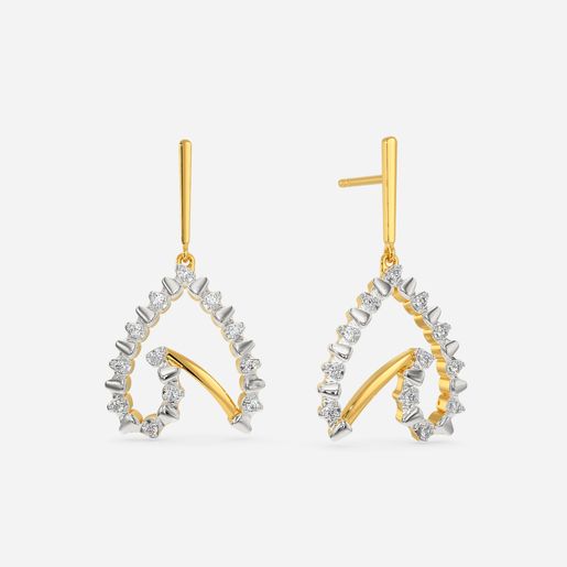 Zipped In Love Diamond Earrings