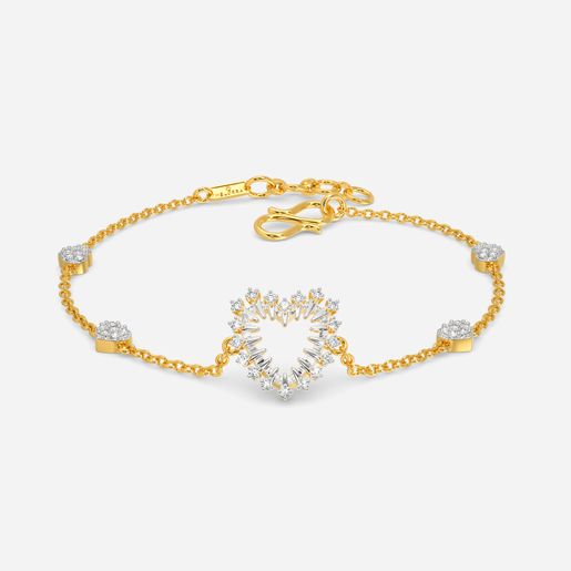 Zippered Romance Diamond Bracelets