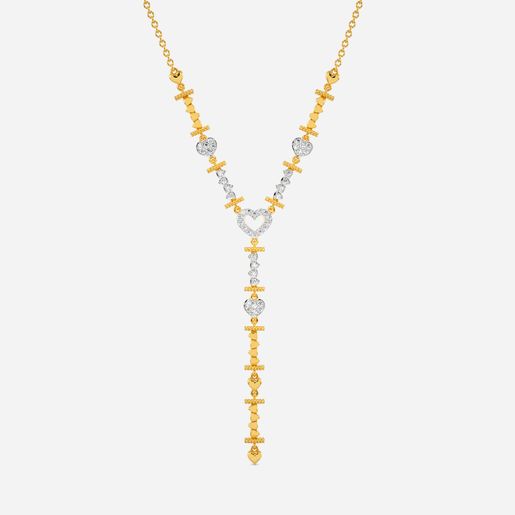 Zippy Heart Diamond Necklaces