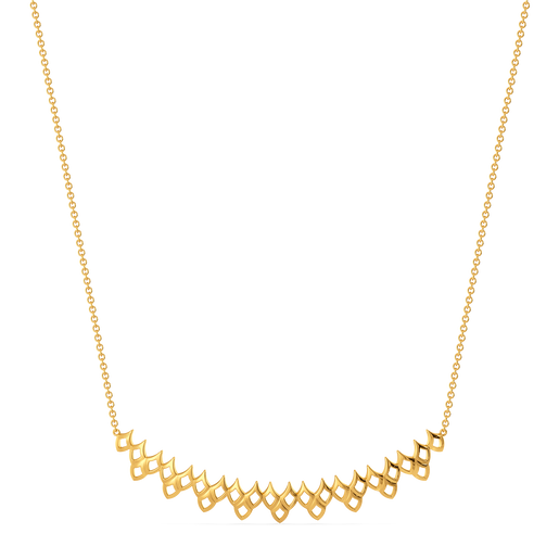 Serpentine Allure  Gold Necklaces