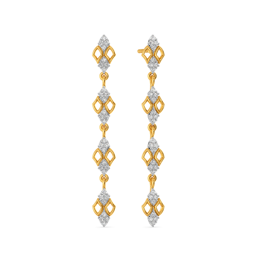 Poised and Untamed Diamond Earrings