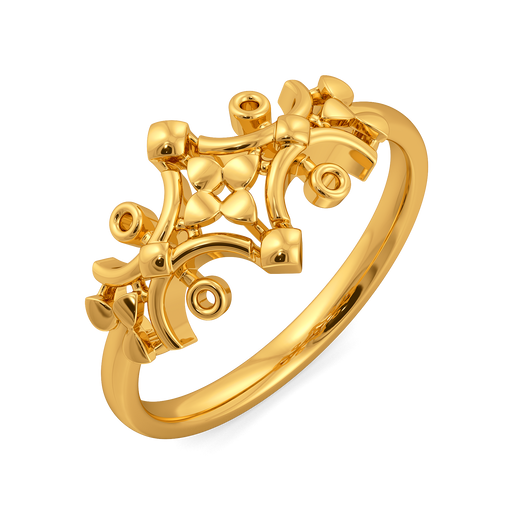 Dreamy Sheer Gold Rings