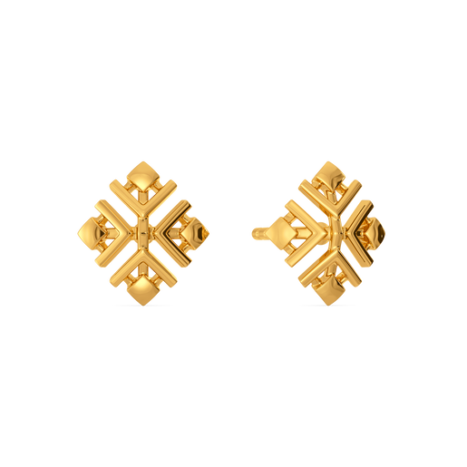 Lace Love Gold Earrings