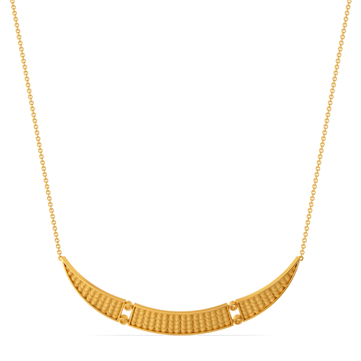 Knits Plush Gold Necklaces