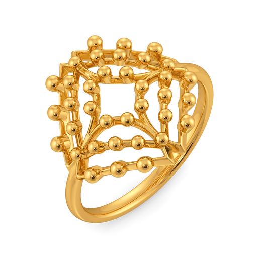 Unbridled Frivolity Gold Rings
