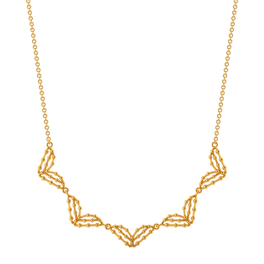 Unbridled Frivolity Gold Necklaces